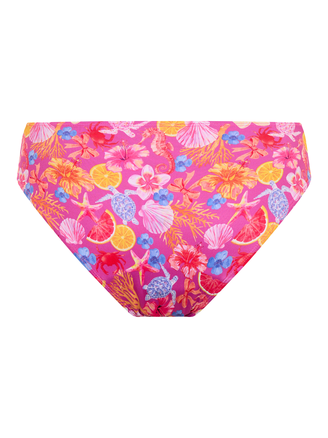 Product image 5 of 6, which shows Modibodi Teen Period Tropical Print Bikini, Light Absorbency, Tropicana Crush, 8-10 years