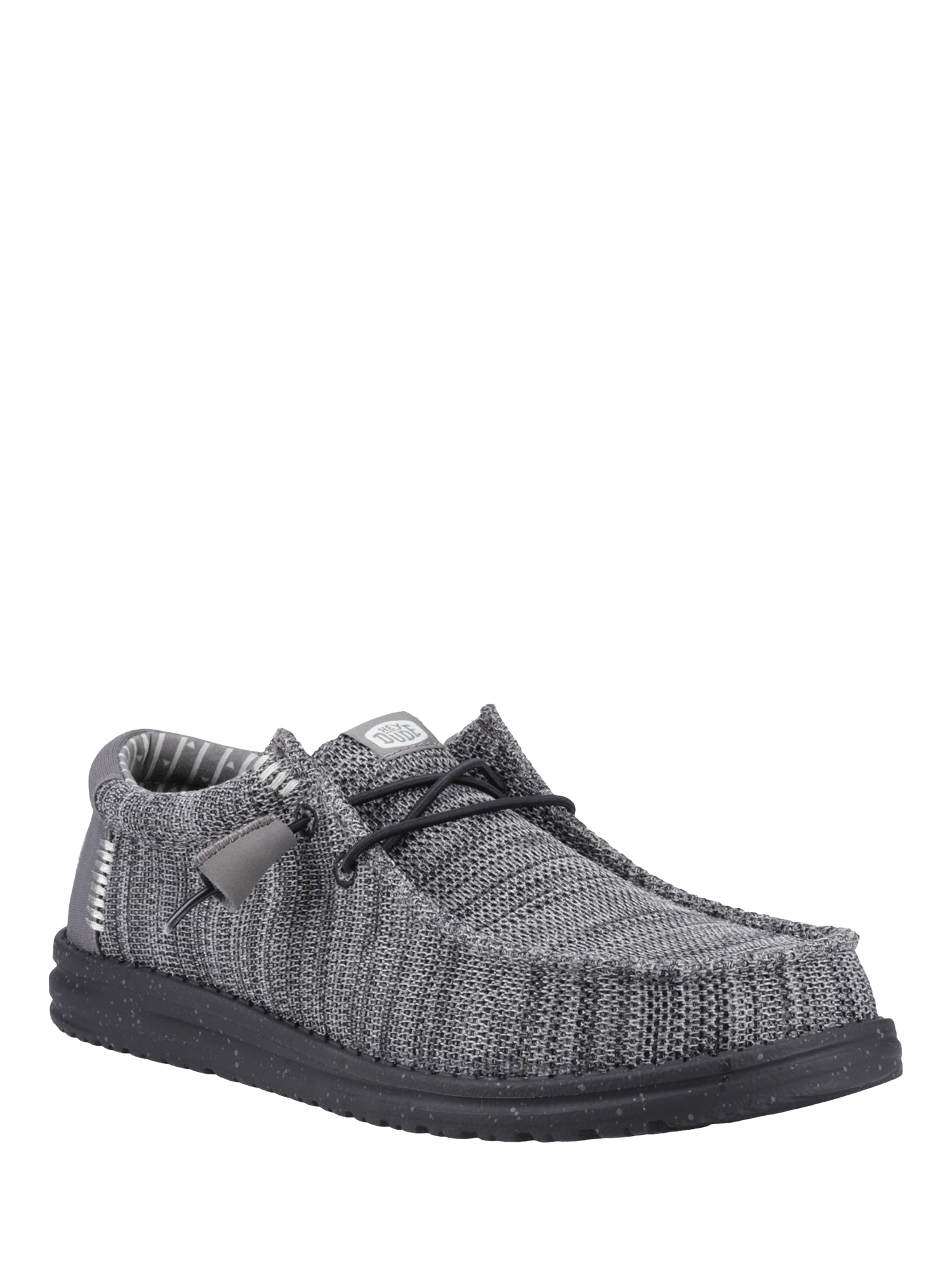 Product image 2 of 4, which shows Hey Dude Wally Slip On Shoes, Grey, 7
