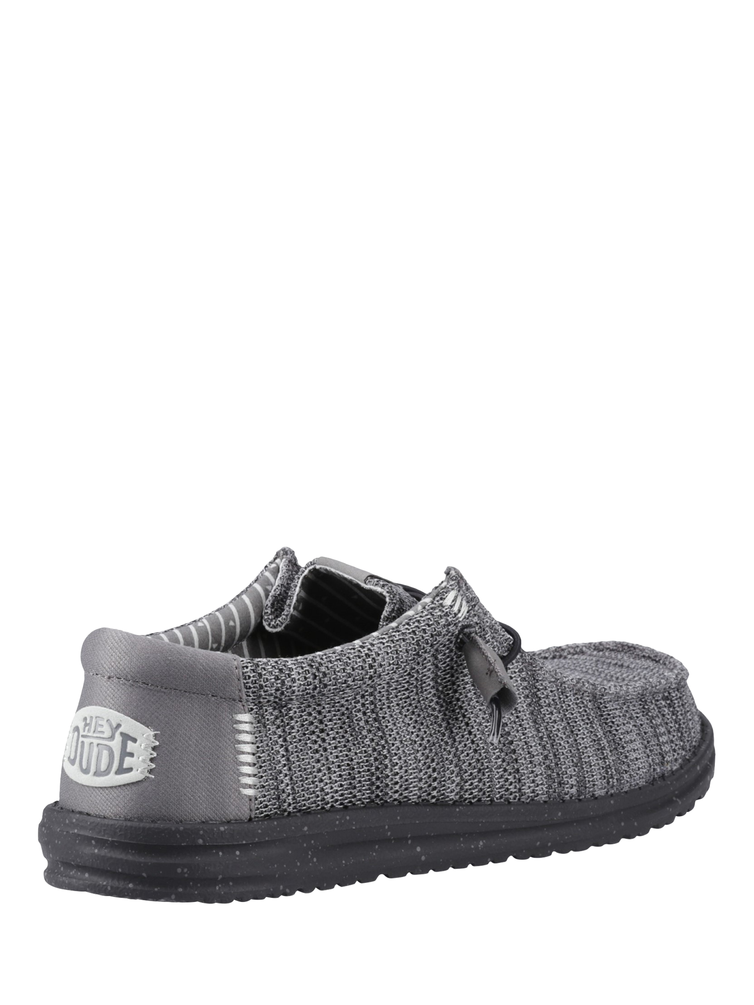 Product image 3 of 4, which shows Hey Dude Wally Slip On Shoes, Grey, 7