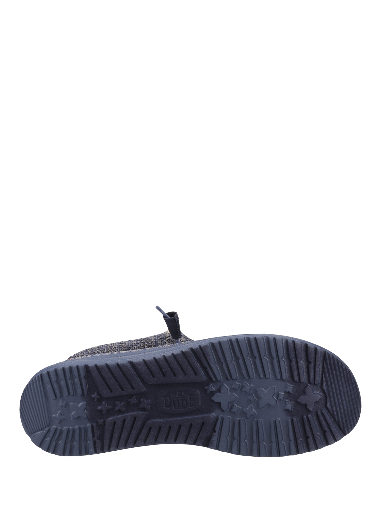 Product image 4 of 4, which shows Hey Dude Wally Stretch Mesh Boat Shoes, Navy, 7