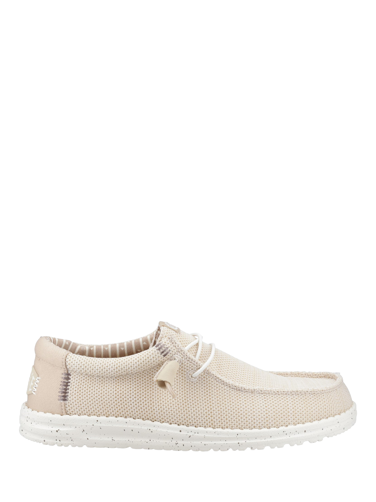 Hey Dude Wally Stretch Sox Shoes, Cream