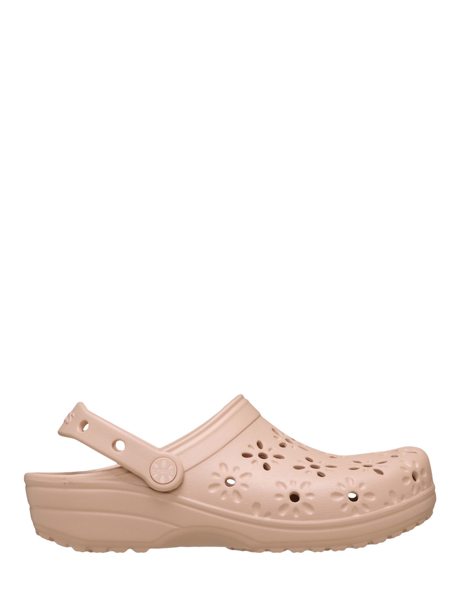 Product image 1 of 6, which shows Crocs Classic Cut Out Clogs, Pink Caramel, 3