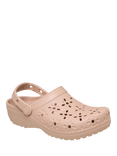 Crocs Classic Cut Out Clogs, Pink Caramel