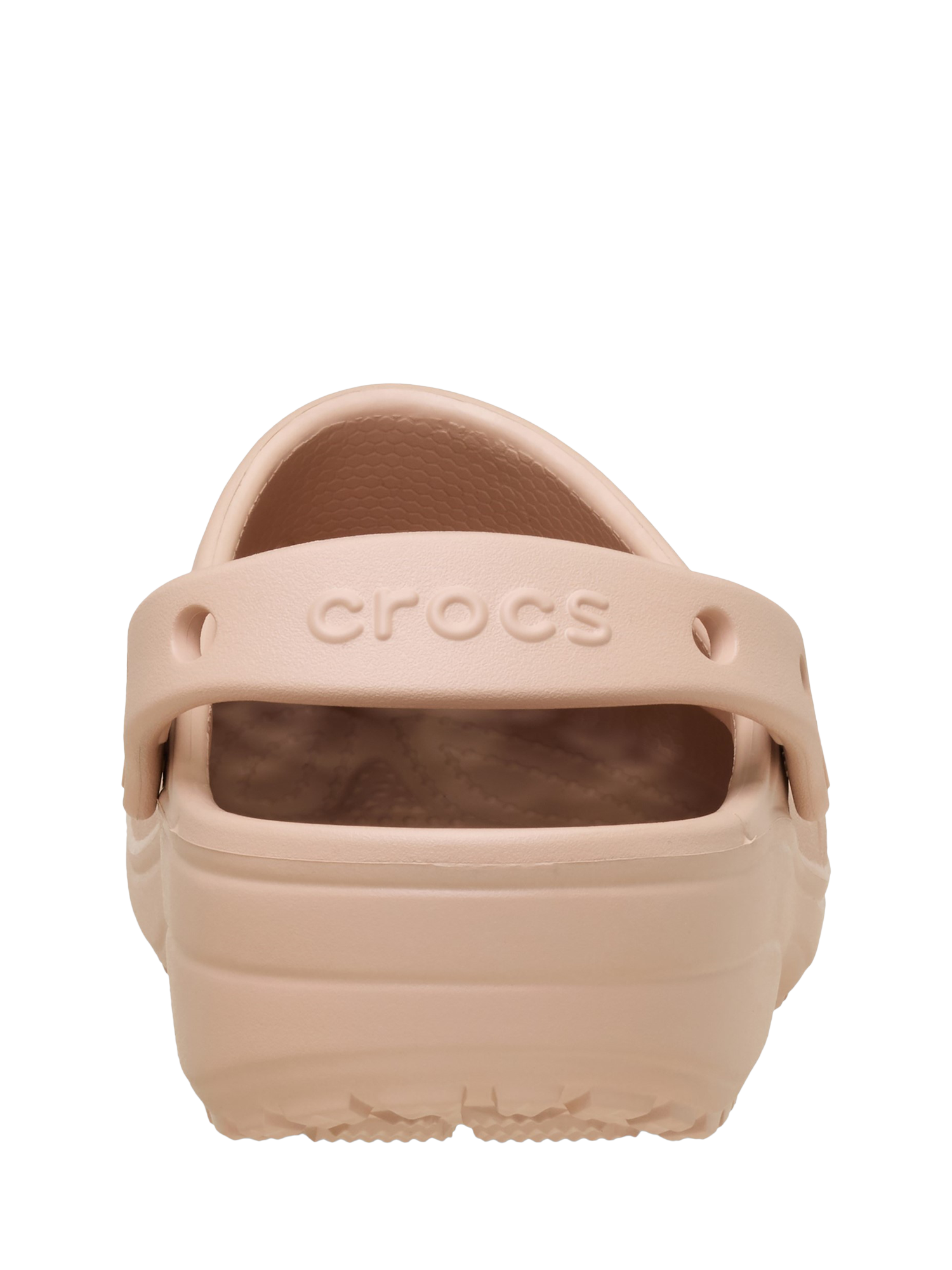 Product image 3 of 6, which shows Crocs Classic Cut Out Clogs, Pink Caramel, 3
