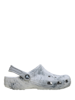 Crocs Classic Marbled Clogs, Black, Black