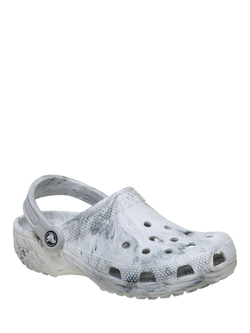 Crocs Classic Marbled Clogs, Black - view 2, Black