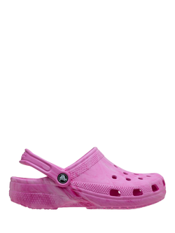 Crocs Classic Marbled Clogs, Pink, Pink