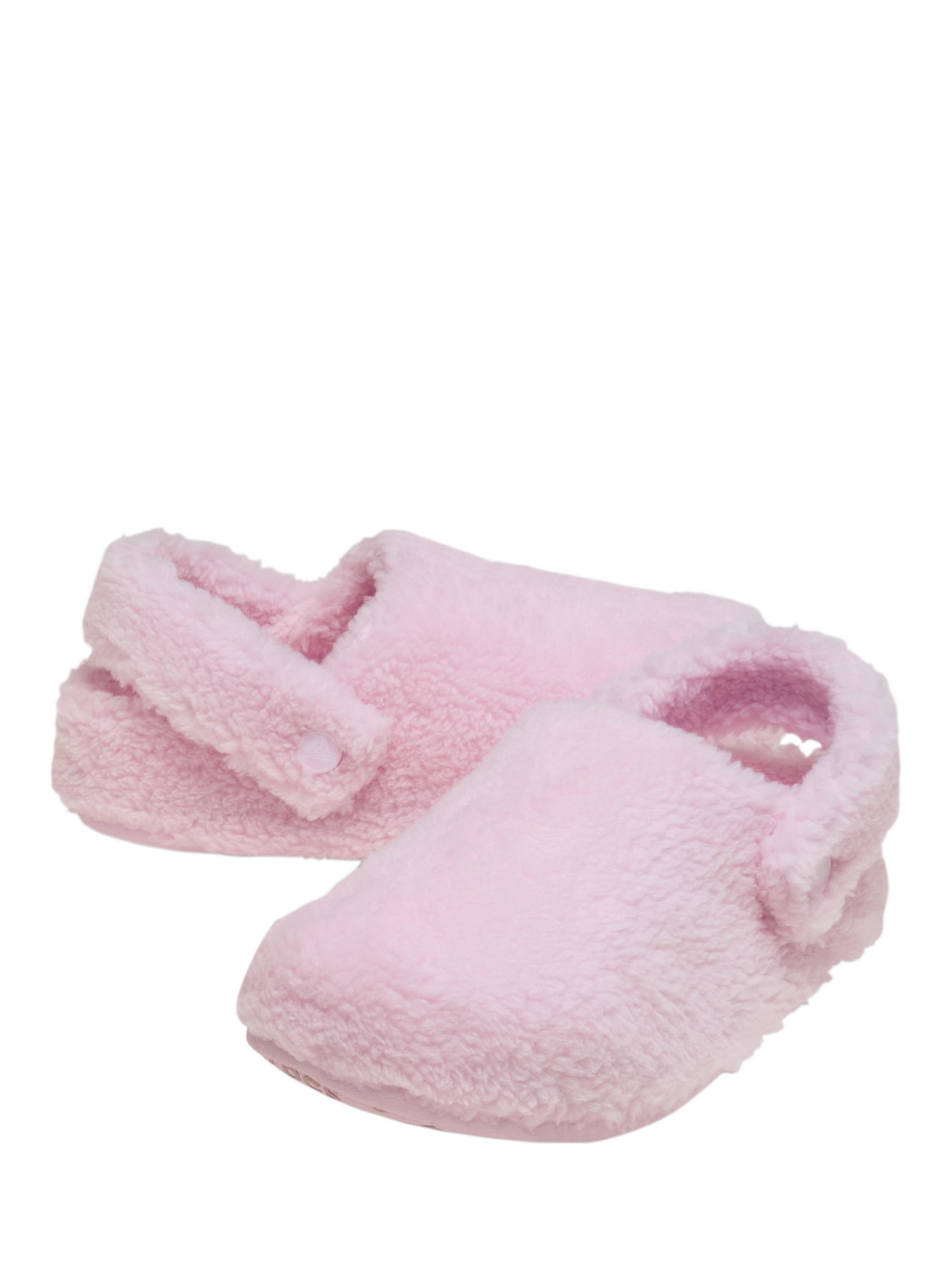 Product image 4 of 6, which shows Crocs Classic Cozzzy Slippers, Pink, 3