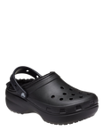 Crocs Classic Lined Platform Clogs, Black