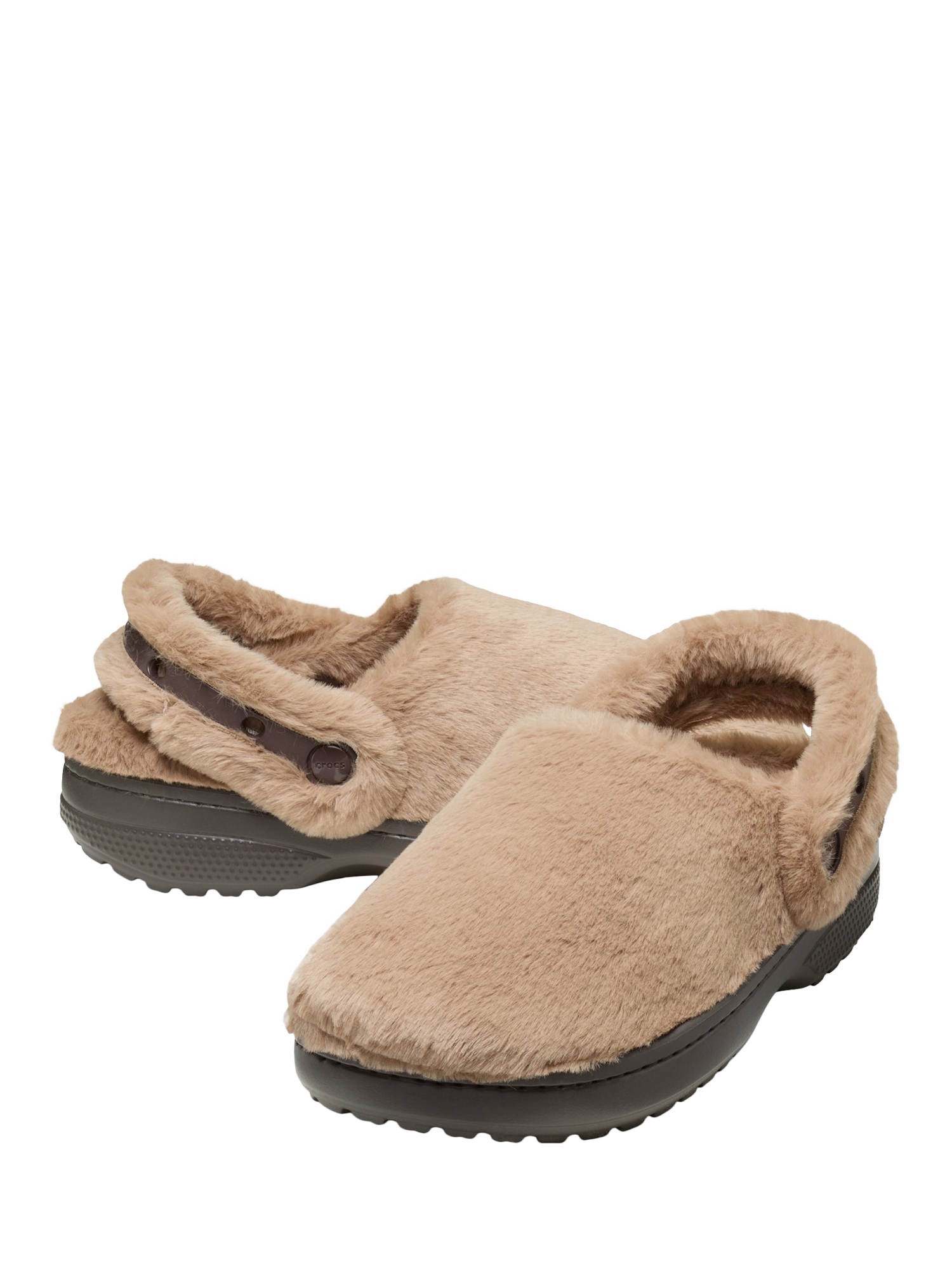 Product image 4 of 6, which shows Crocs Classic Unfurgettable Clogs, Milk Chocolate, 3