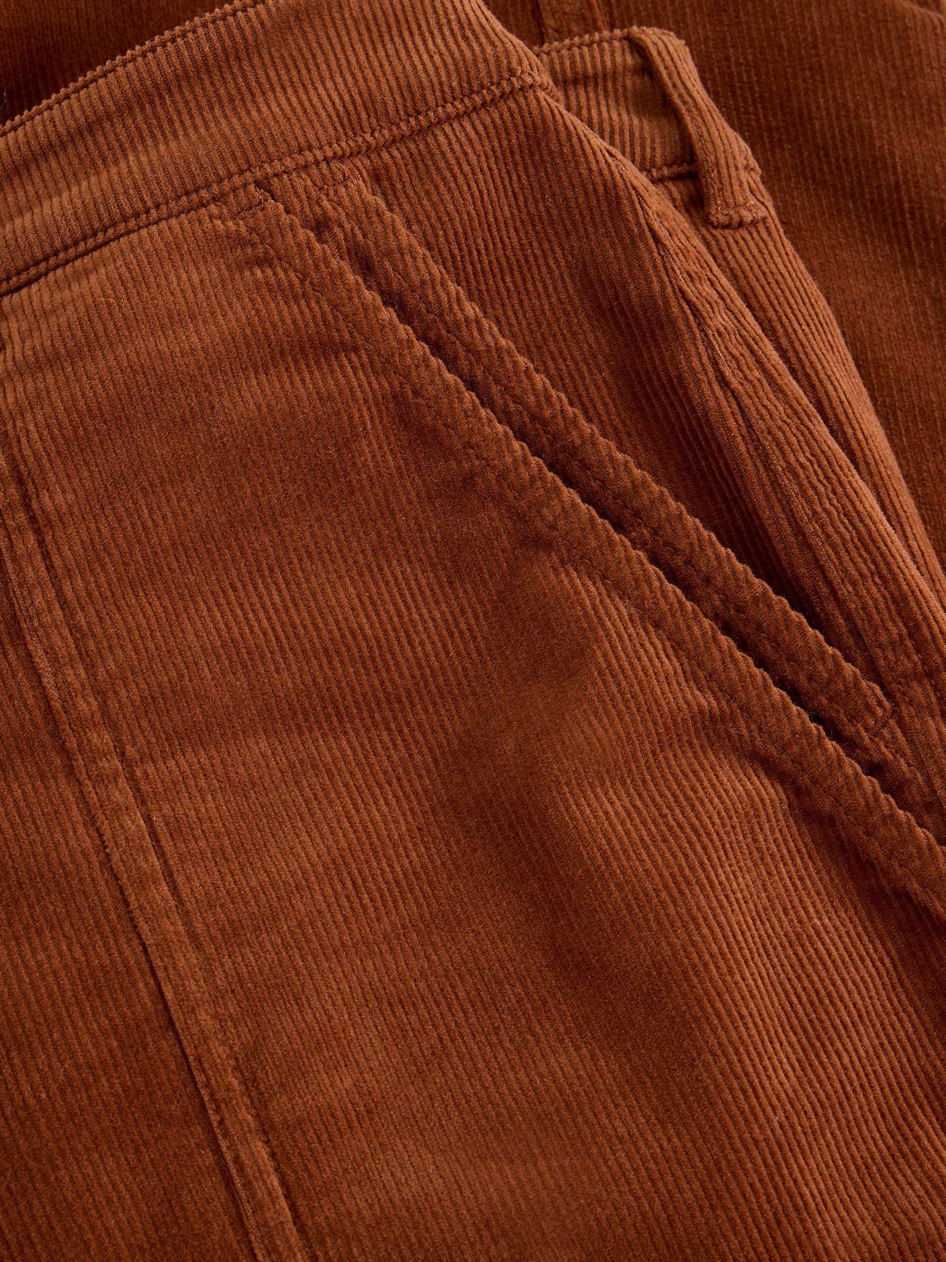 Product image 6 of 6, which shows White Stuff Twister Corduroy Trousers, Brown, 6S