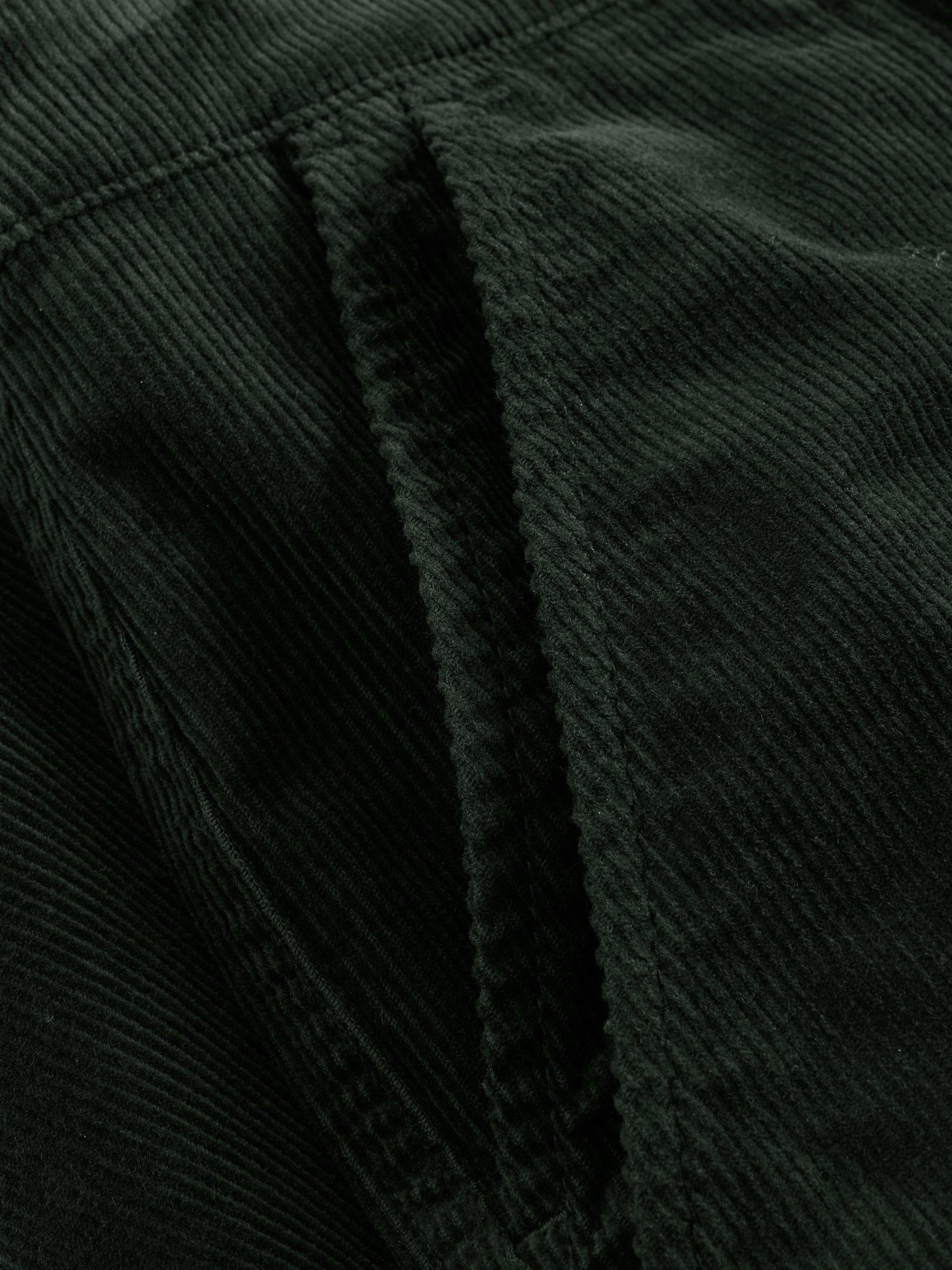 Product image 6 of 6, which shows White Stuff Twister Corduroy Trousers, Dark Green, 14R