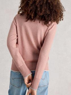 White Stuff Katie Jumper - view 2, Dusky Pink