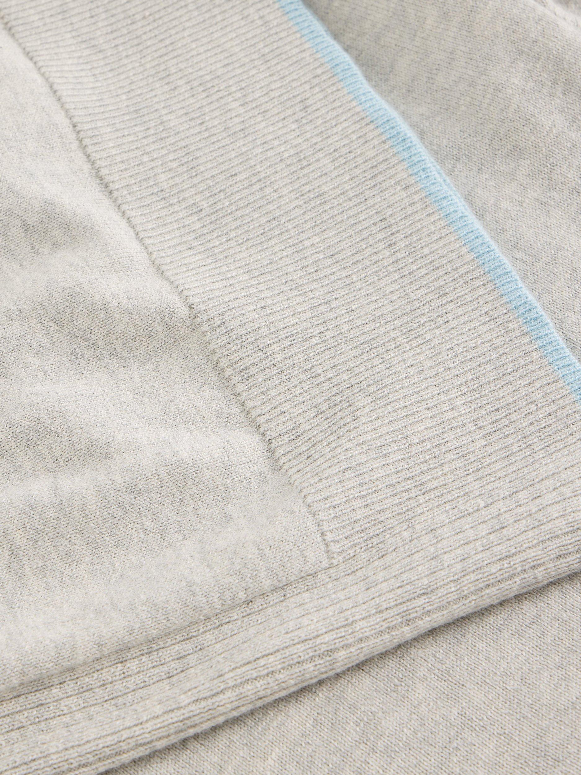 Product image 6 of 6, which shows White Stuff Katie Wool Blend Long Sleeve Round Neck Jumper, Mid Grey, 12