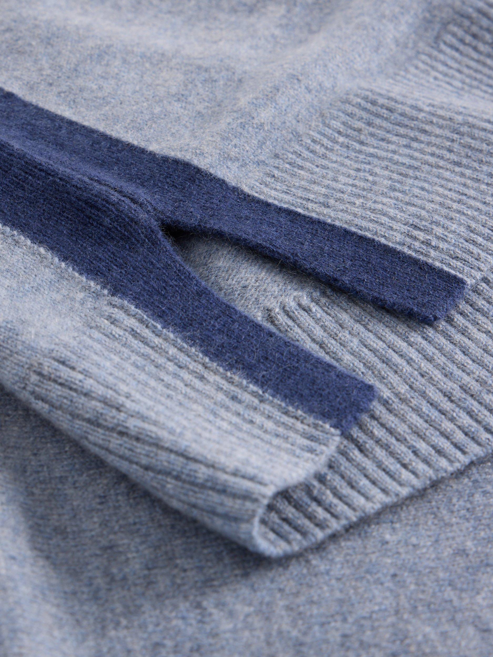 Product image 6 of 6, which shows White Stuff Cashmere V Neck Jumper, Mid Blue, 10