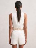 Reiss Mila Pure Linen Playsuit