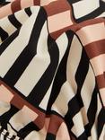 Reiss Kate Abstract Adjustable Plunge Neck Bikini Top
