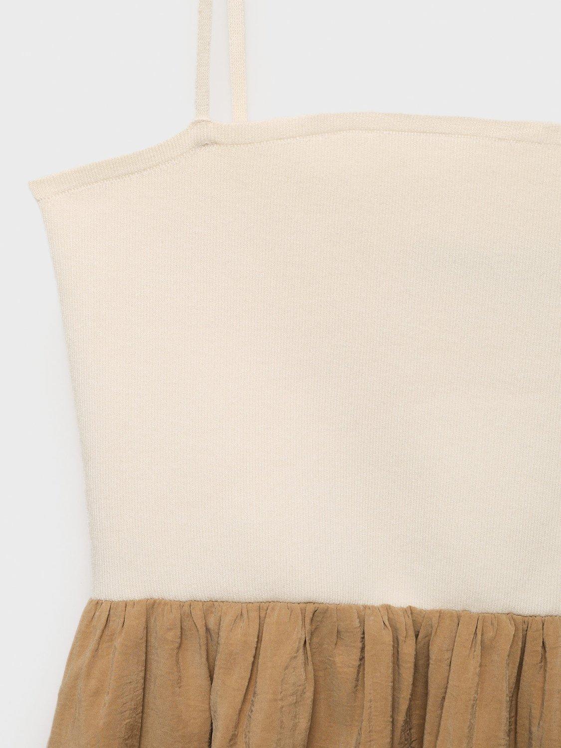 Product image 5 of 8, which shows Mango Almond Midi Dress, Medium Brown, 10