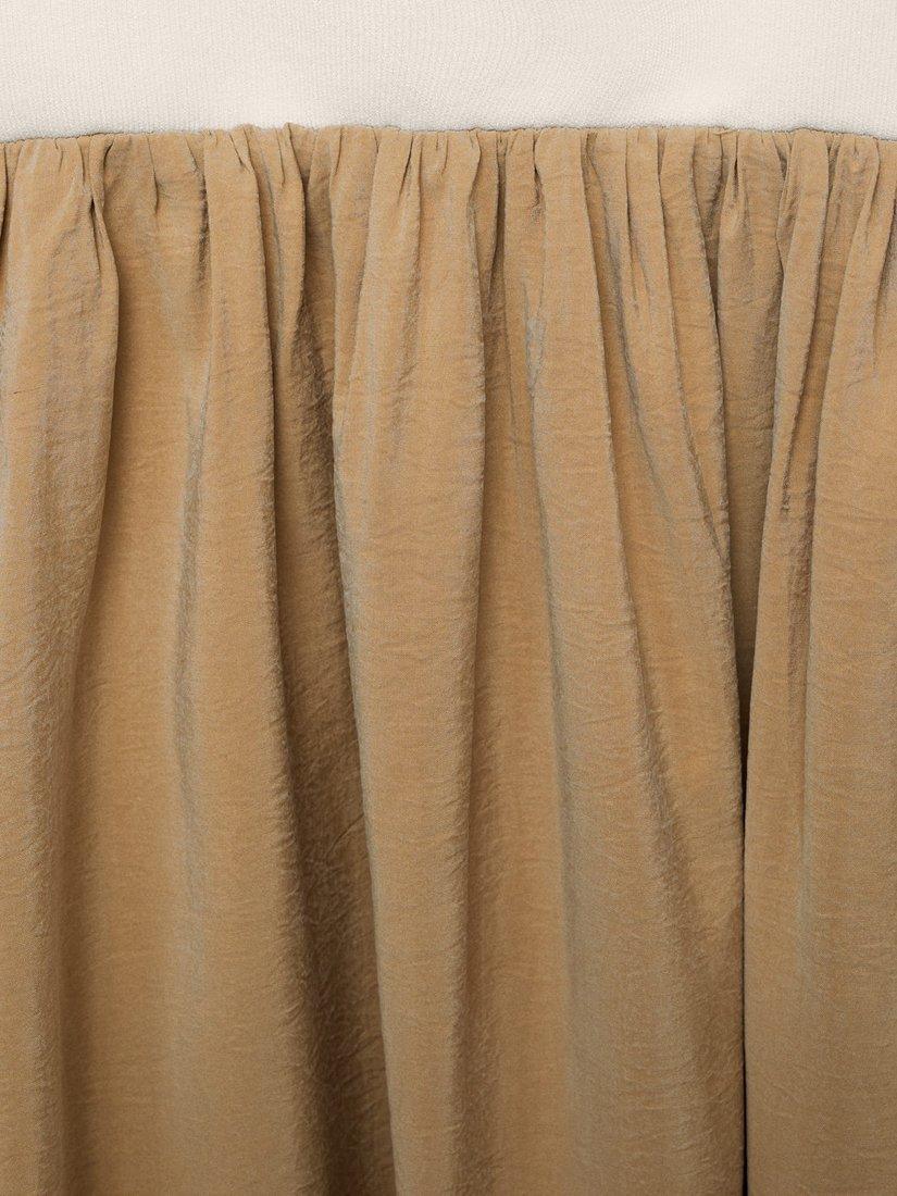 Product image 8 of 8, which shows Mango Almond Midi Dress, Medium Brown, 10
