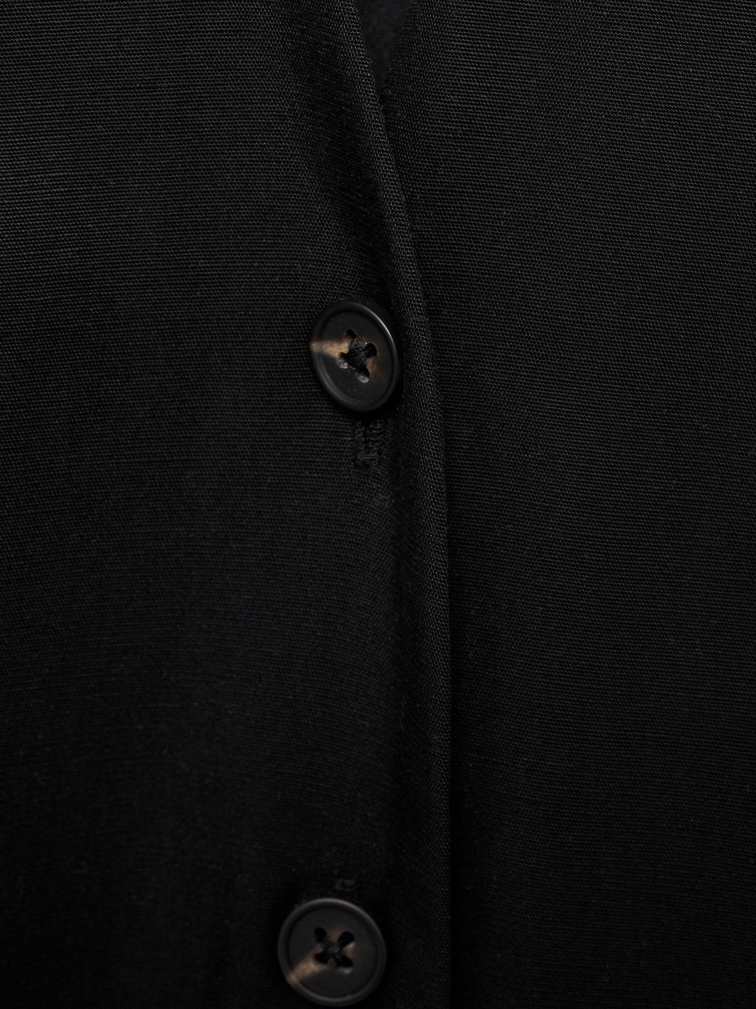 Product image 5 of 7, which shows Mango Lula Sleeveless Midi Dress, Black, 10