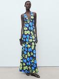 Mango Mati Floral Print Maxi Dress