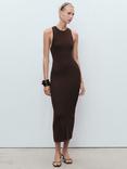 Mango Perales Sleeveless Straight Midi Dress