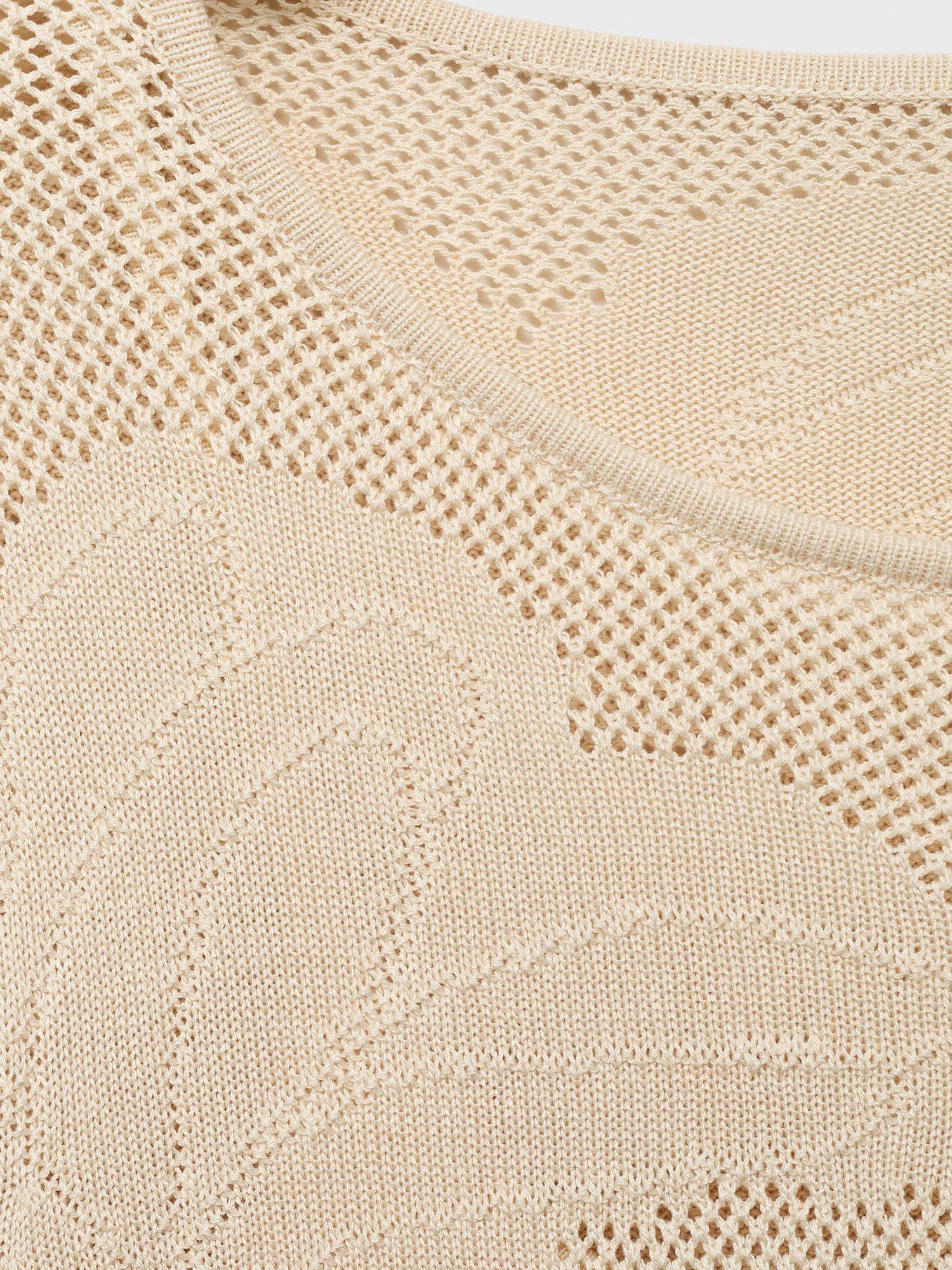 Product image 7 of 7, which shows Mango Rosetto Floral Long Sleeve Slim Mini Sheath Dress, Light Beige, 10