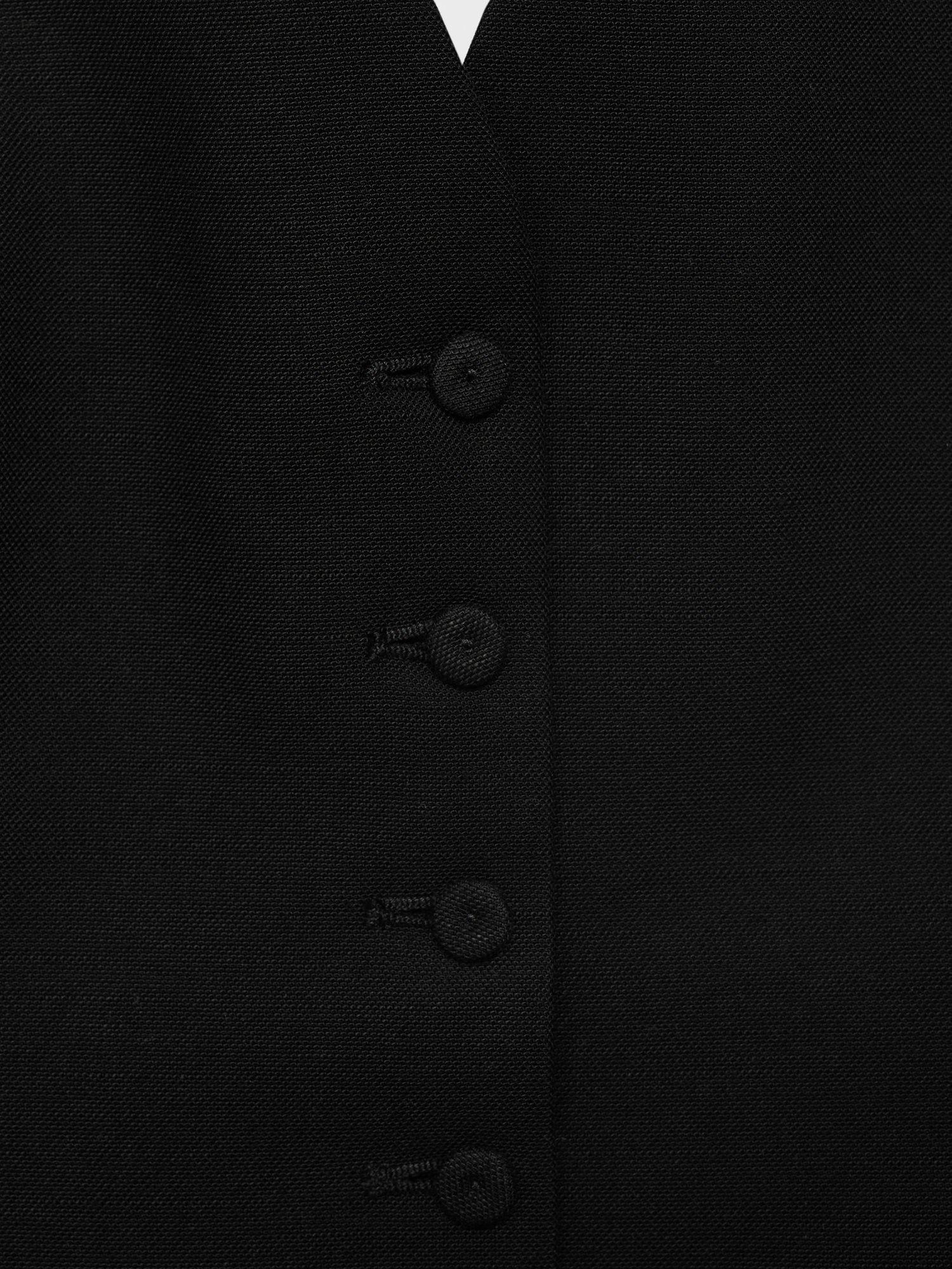 Product image 8 of 8, which shows Mango Miso Halterneck Waistcoat, Black, M