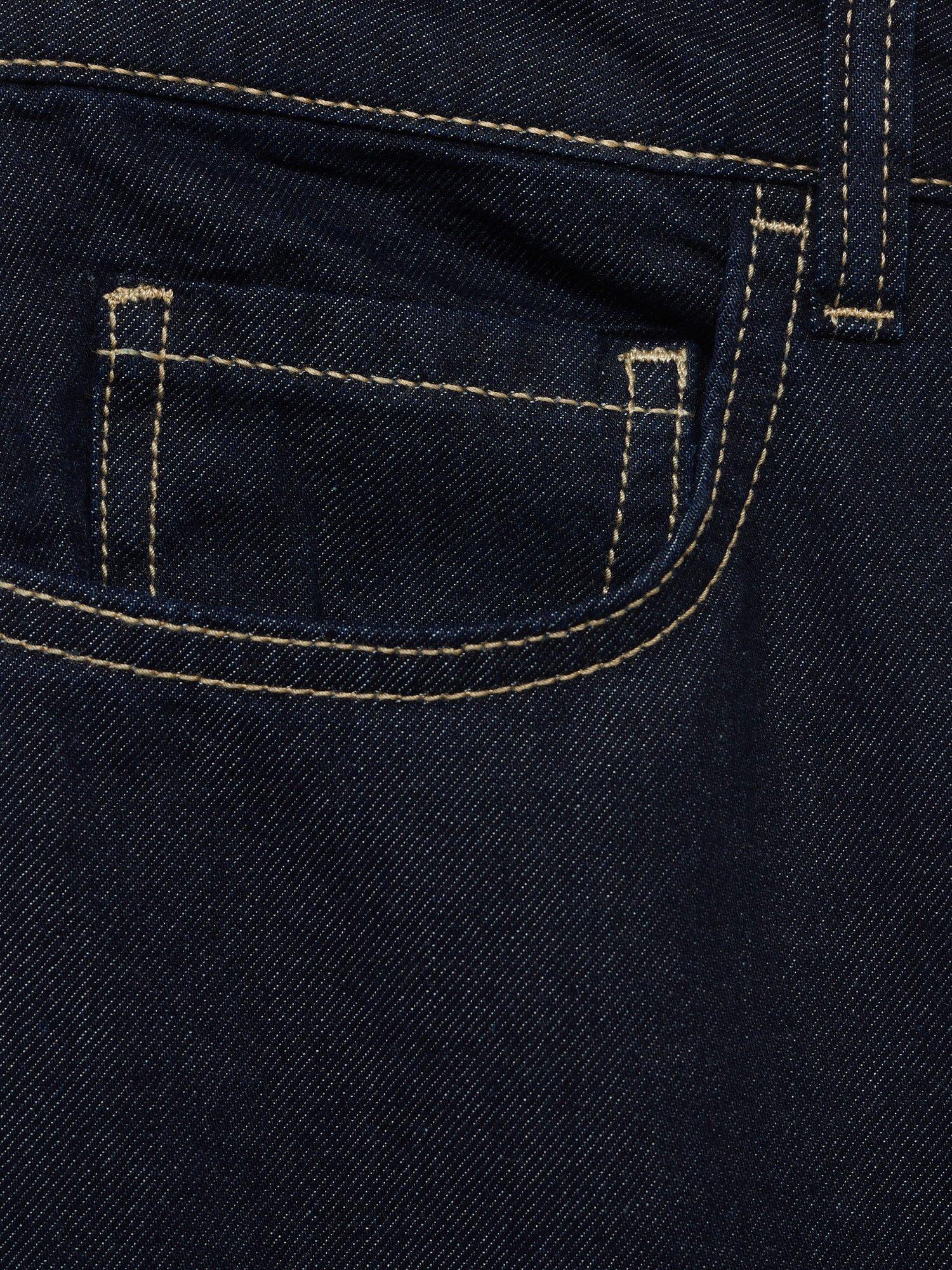 Product image 5 of 8, which shows Mango Joy Wide Leg Jeans, Dark Blue, 6