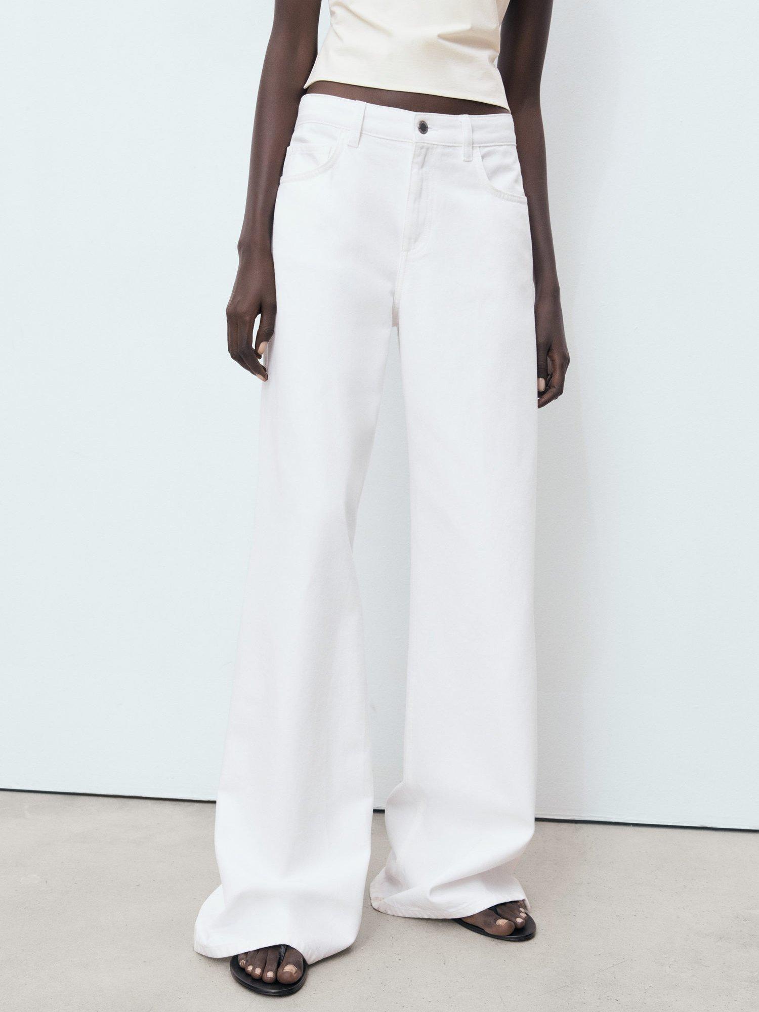 Product image 1 of 8, which shows Mango Joy Jeans, White, 16