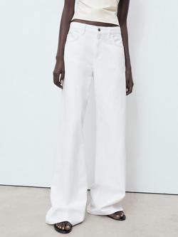 Mango Joy Jeans, White, White