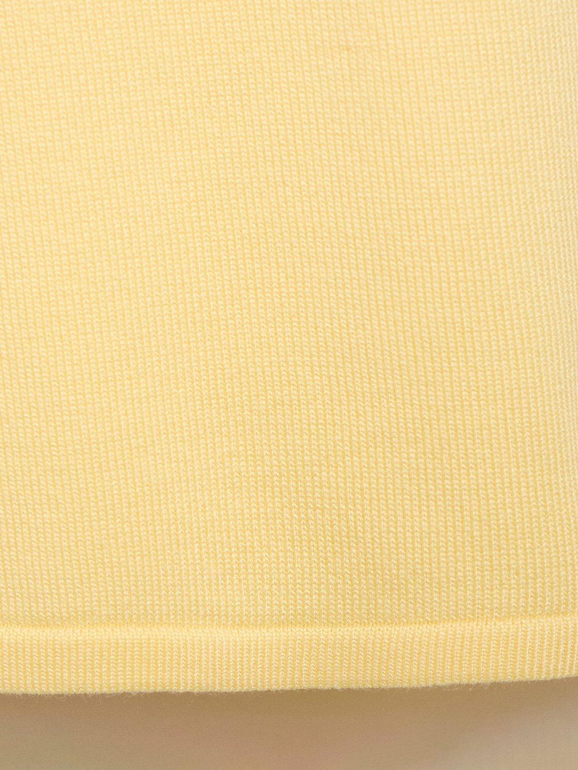 Product image 5 of 7, which shows Mango Camin Cap Sleeve Jumper, Yellow, L