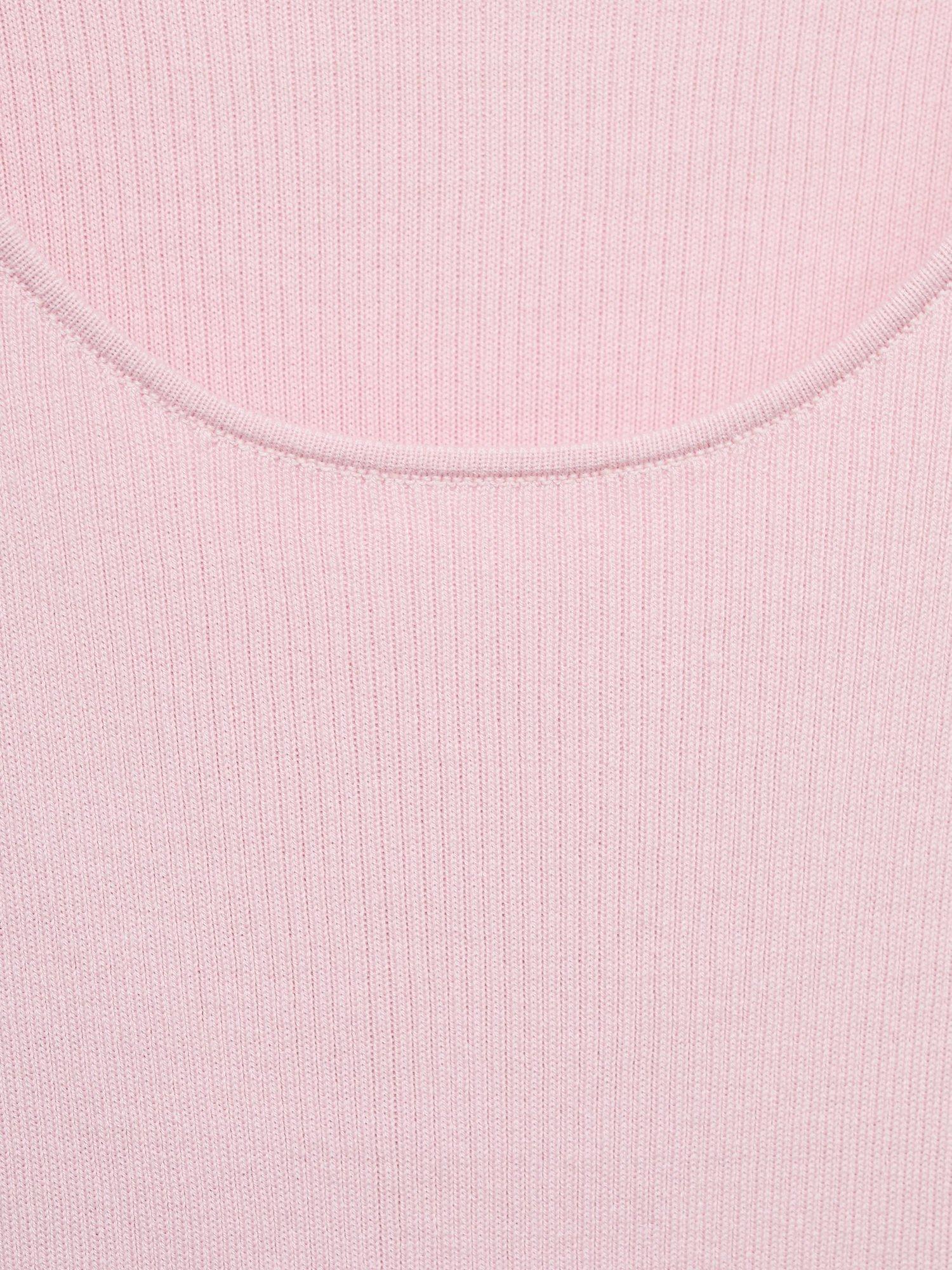 Product image 8 of 8, which shows Mango Kiko Scoop Neck Knit Top, Light Pastel Pink, 4XL