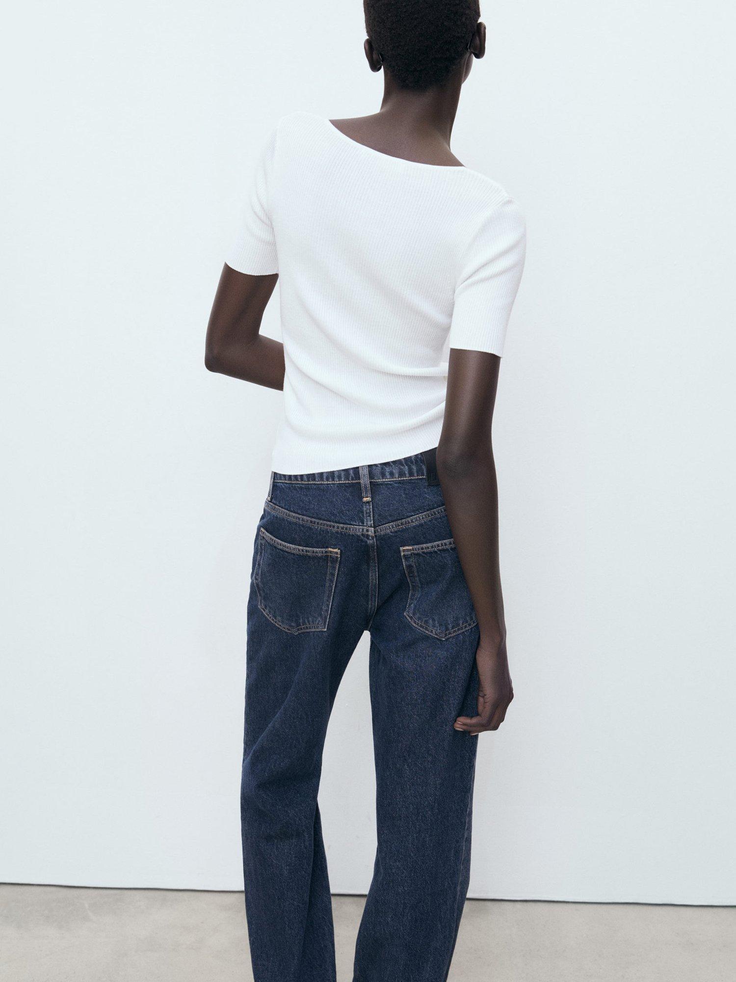 Product image 4 of 7, which shows Mango Orquidea V-Neck Short Sleeve Cardigan, White, XXS