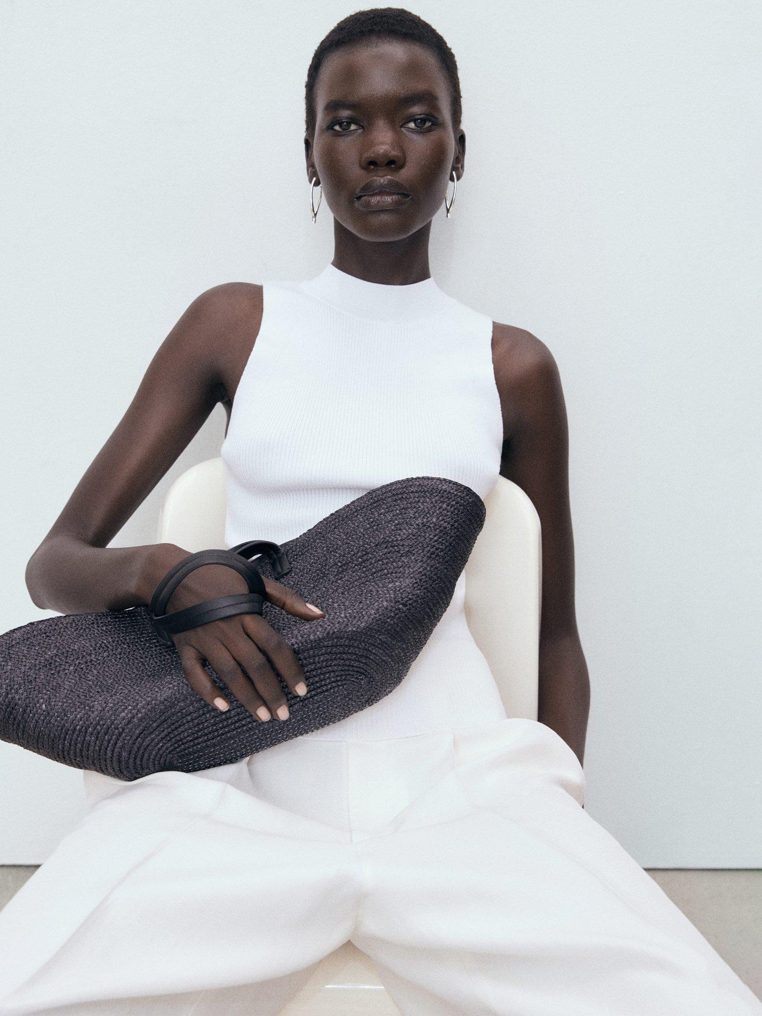 Product image 7 of 8, which shows Mango Albert Sleeveless Top, Natural White, L