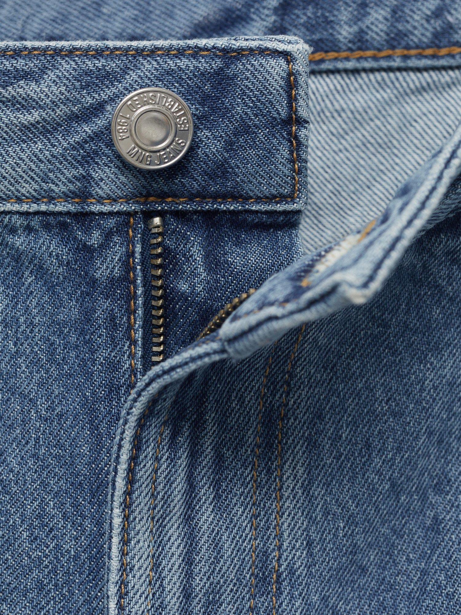 Product image 8 of 8, which shows Mango Ibiza Denim Shorts, Open Blue, 16