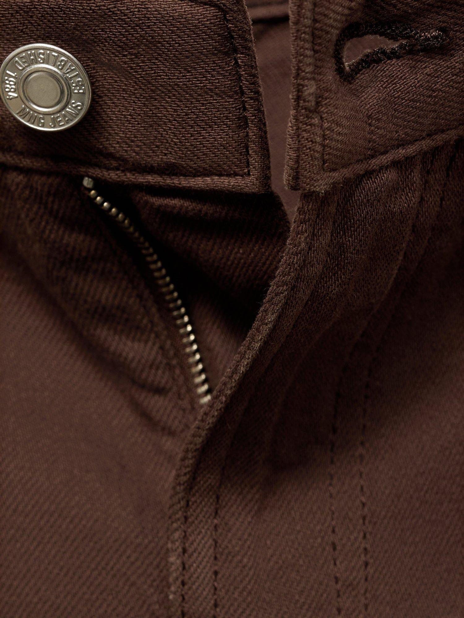 Product image 5 of 7, which shows Mango Ibiza Shorts, Dark Brown, 4