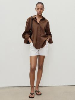 Mango Ibiza Denim Shorts - view 2, White