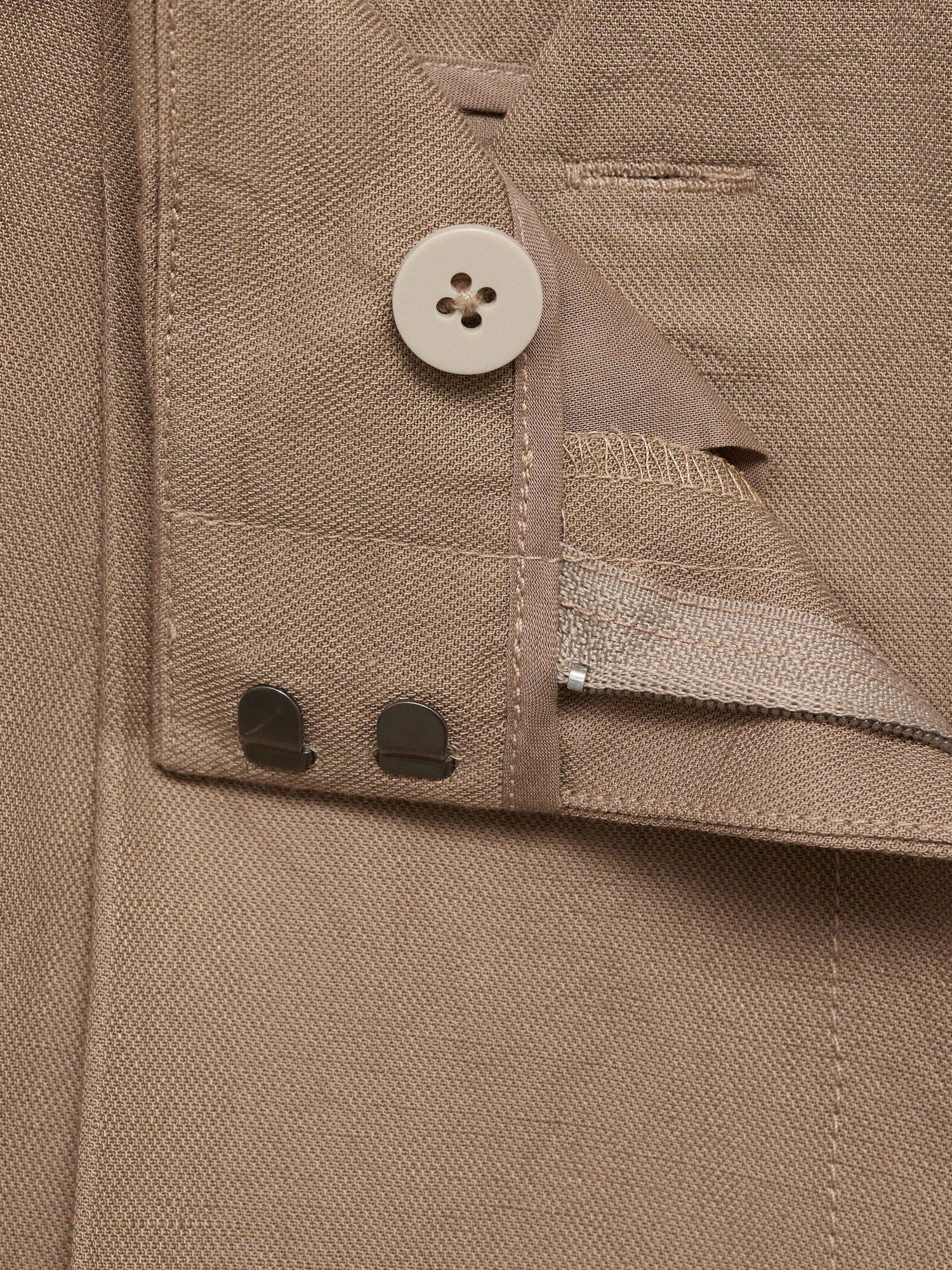 Product image 5 of 7, which shows Mango Teresa Bermuda Shorts, Brown, 10