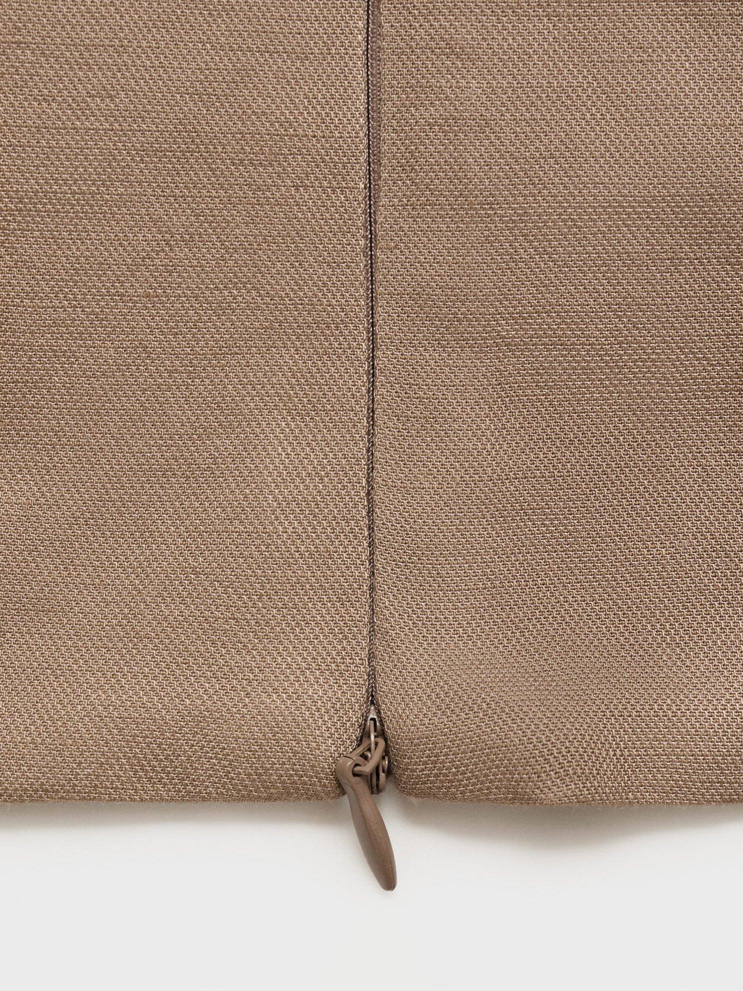 Product image 5 of 7, which shows Mango Teresa Cross Back Top, Brown, L