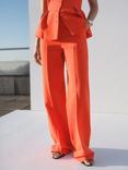 Mango Miso Tailored Trousers, Bright Red