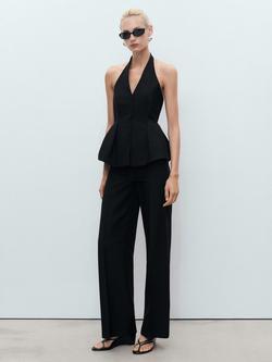 Mango Miso Tailored Trousers - view 2, Black