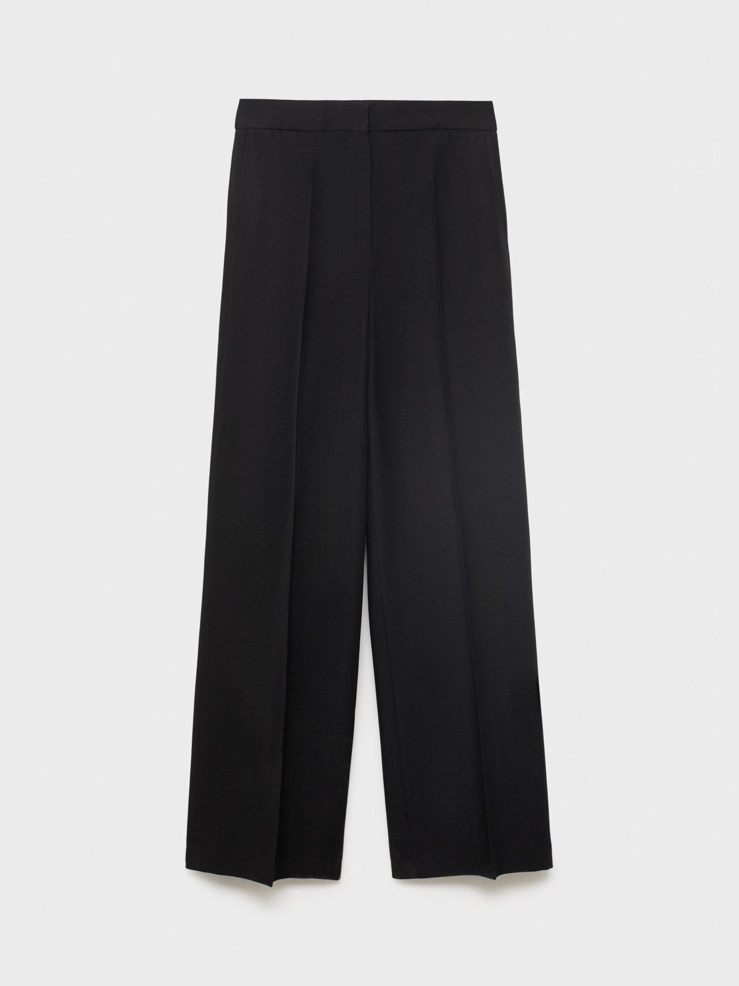 Product image 3 of 7, which shows Mango Miso Tailored Trousers, Black, 6
