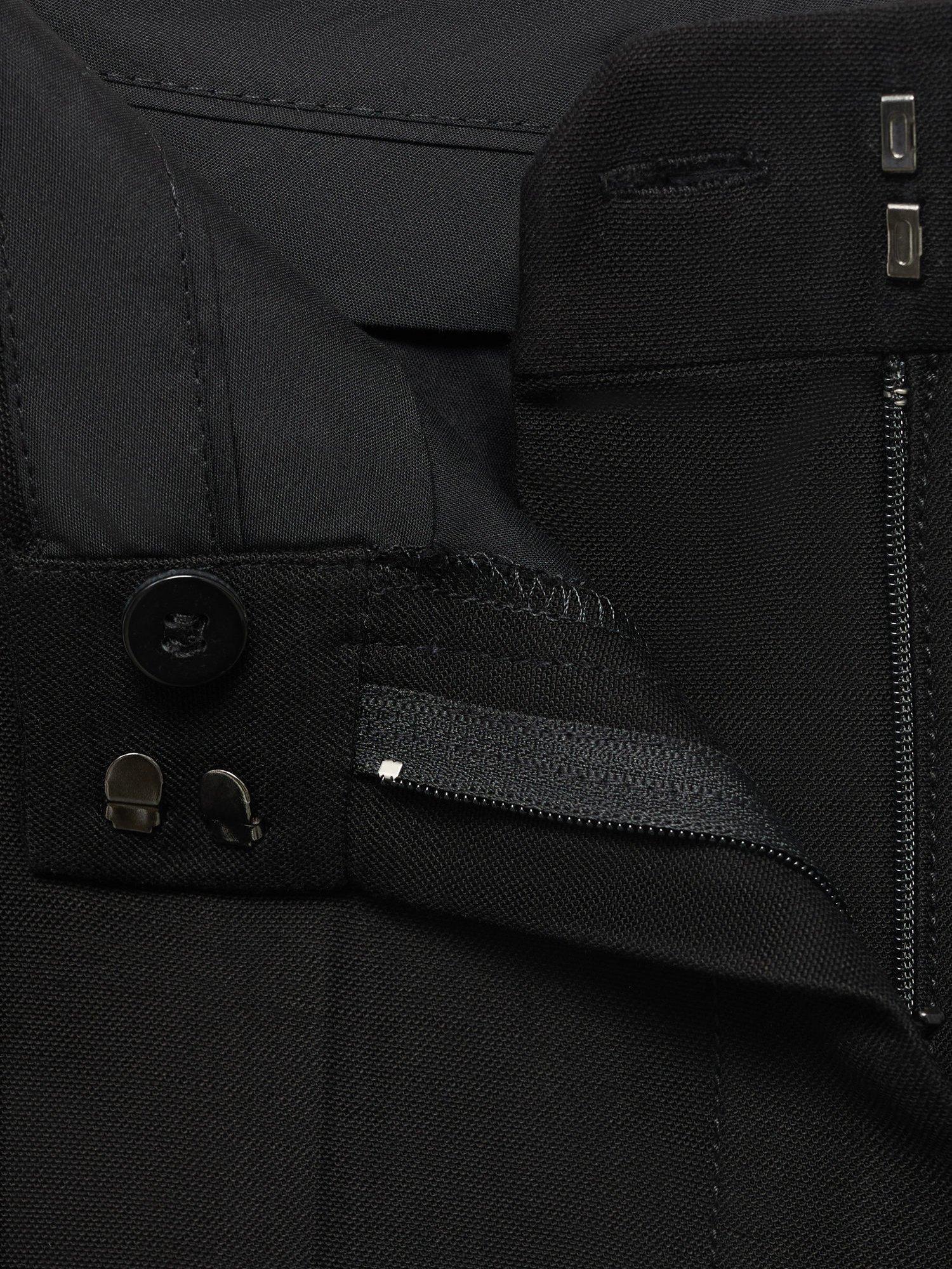 Product image 7 of 7, which shows Mango Miso Tailored Trousers, Black, 6