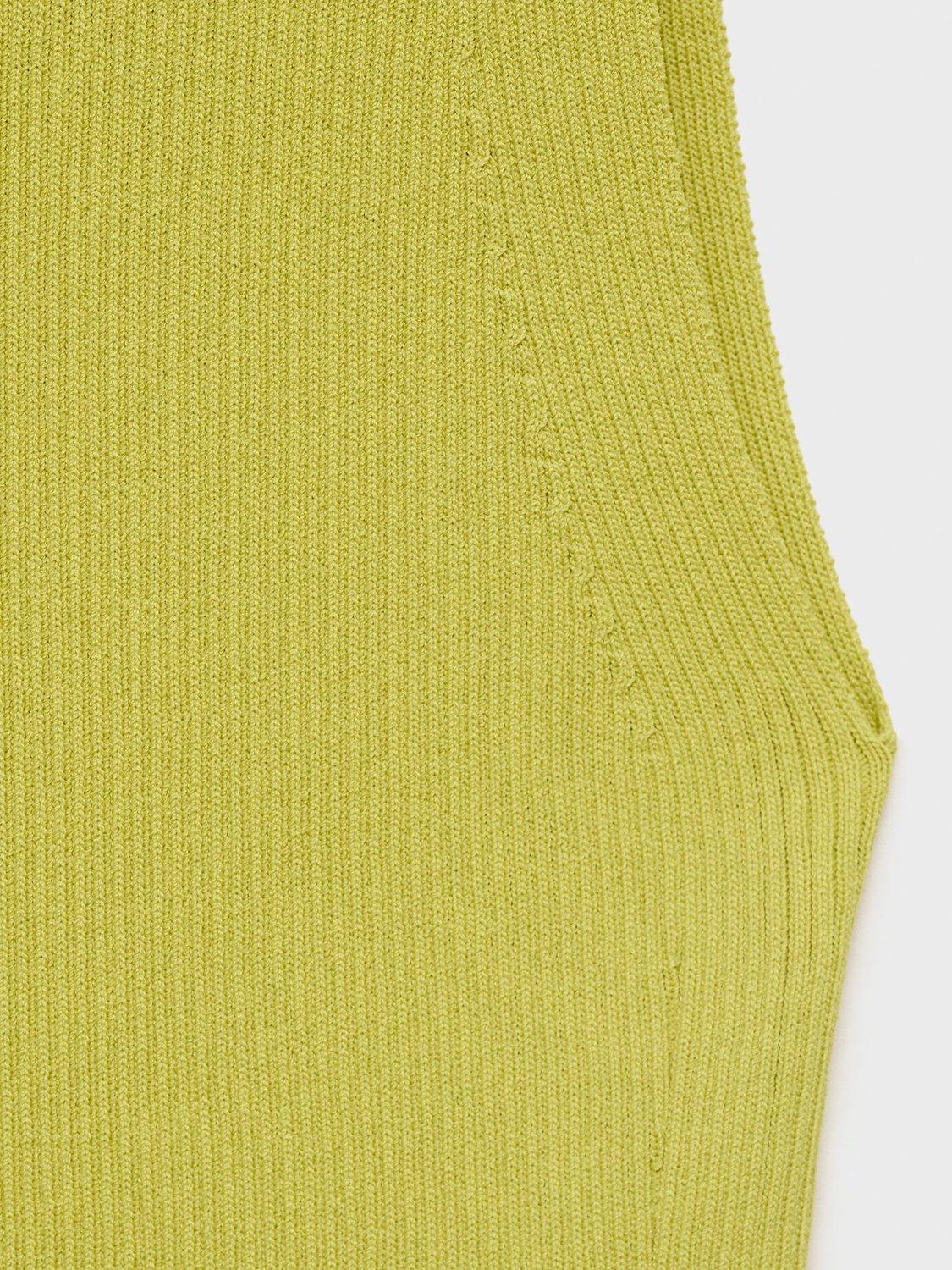 Product image 5 of 7, which shows Mango Albert Knit Top, Bright Yellow, L