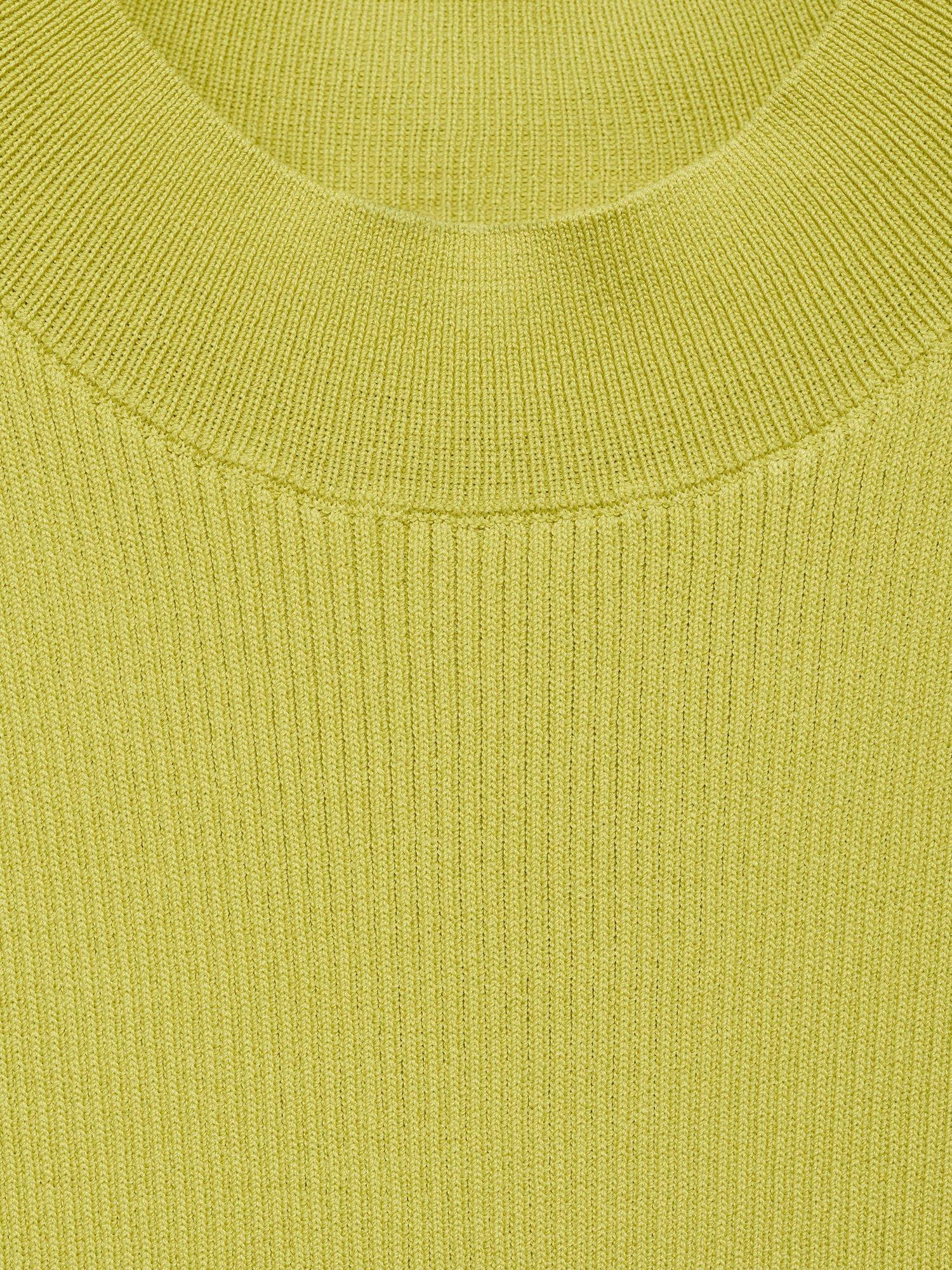 Product image 7 of 7, which shows Mango Albert Knit Top, Bright Yellow, L