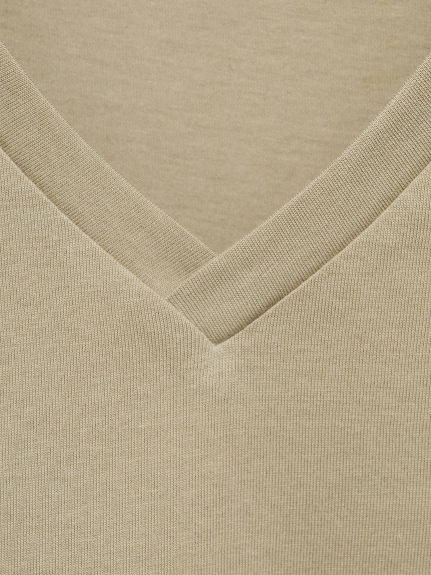 Product image 7 of 7, which shows Mango Chalspic T-Shirt, Beige, S