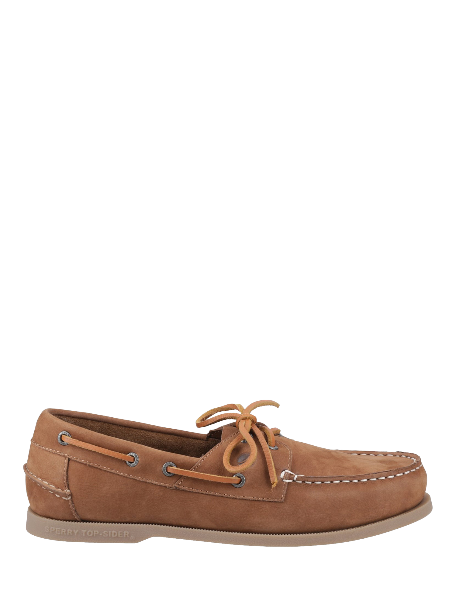 Product image 1 of 4, which shows Sperry Tacoma Leather Boat Shoes, Tan, 7