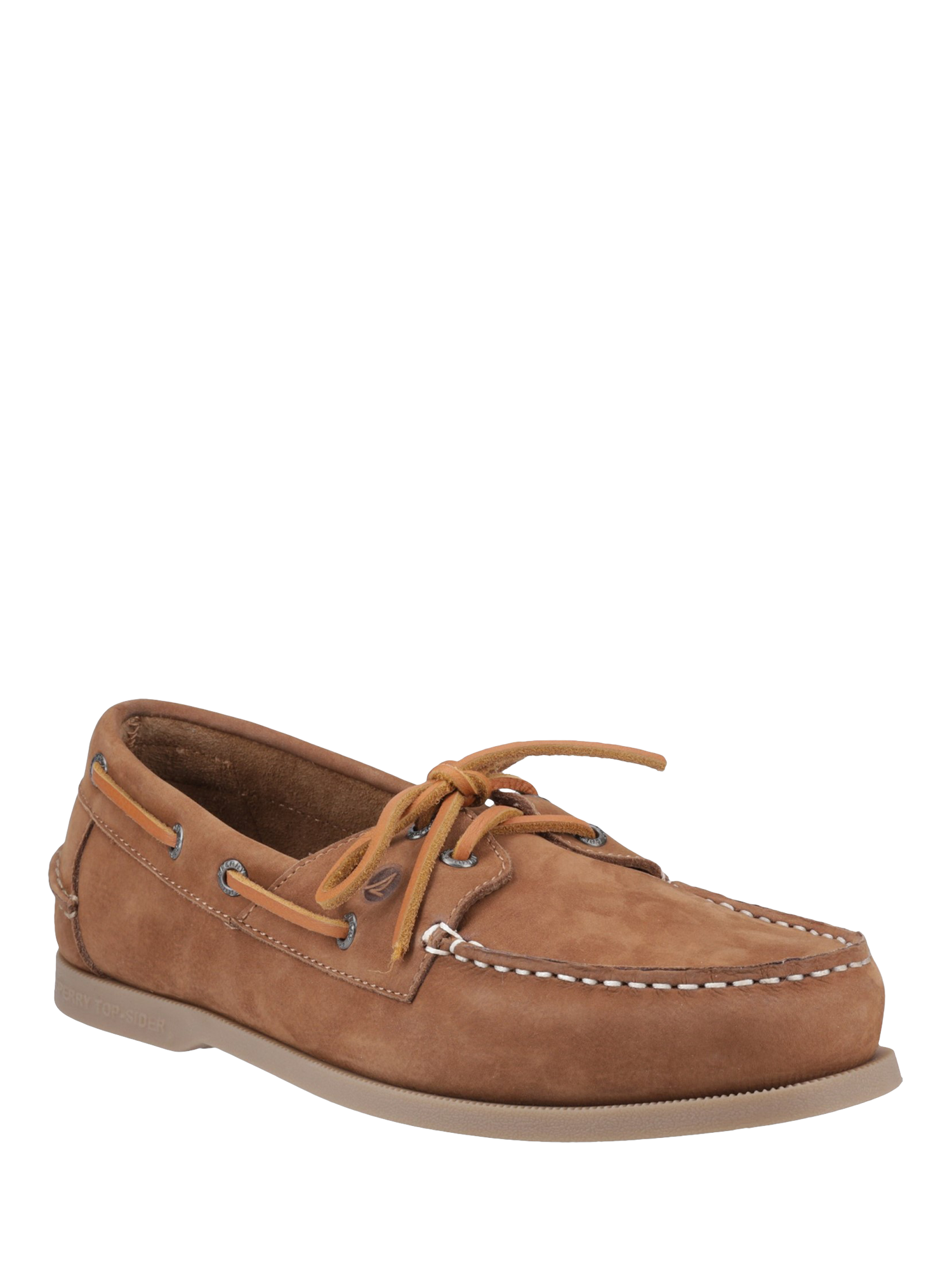 Product image 2 of 4, which shows Sperry Tacoma Leather Boat Shoes, Tan, 7