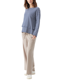 Ripe Claudette Stripe Nursing Top - view 2, Ink/White